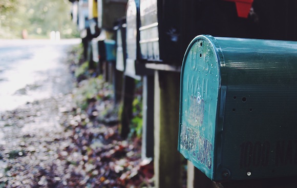 mailboxes by road